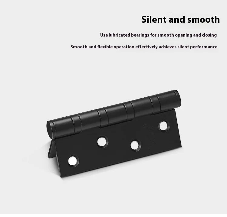4/5 Inch Stainless Steel 304 Flat Open/Mother Hinge for Bedroom Wooden Door Silent Bearing Thickened Folding Hardware Lock