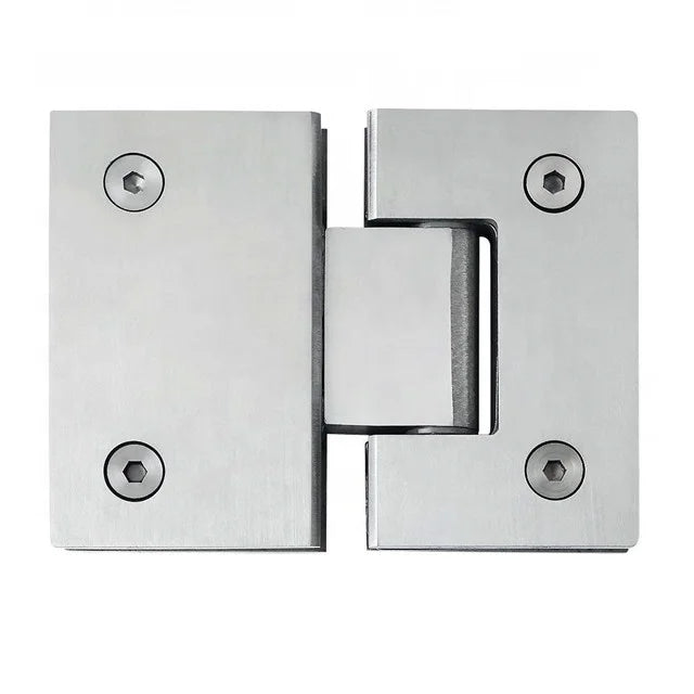 Modern Style Frameless Glass Shower Door Hinge Stainless Steel and Brass for Bathroom Stair Balcony DIY Installation
